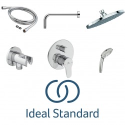 Πλήρες Σετ Ντουζιέρας Εντοιχισμού 2 Εξόδων BC447AA Ideal Standard Ceraflex